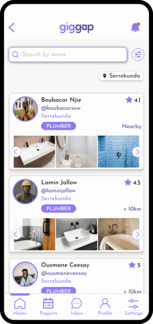 home-search by category-architect